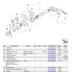 Selector gearshift shaft BMW K 1200LT