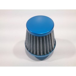 Straight air filter 28/35 blue.
